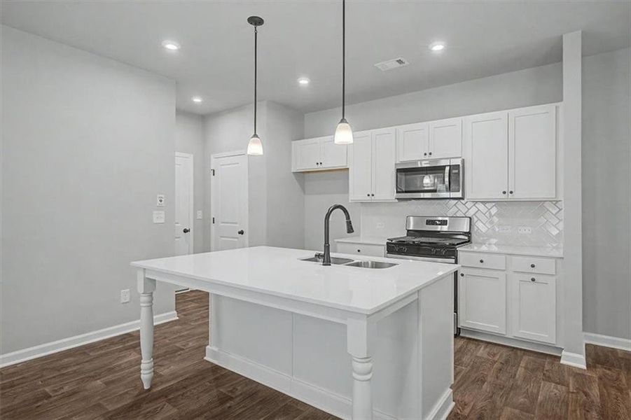 Furnished interior view inside a new home in Sawmill Creek, Mableton (Image 17).