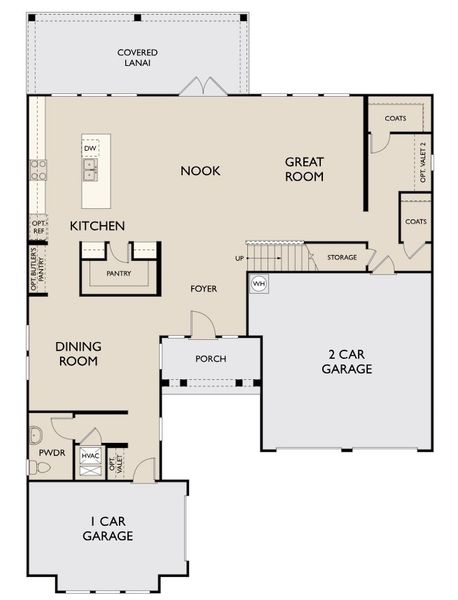 2D floor plan layout for the Essex by Ashton Woods in Northlake Estate, Winter Garden, FL (Image 3). 2D floor plan layout for the Essex by Ashton Woods in Northlake Estate, Winter Garden, FL (Image 3).