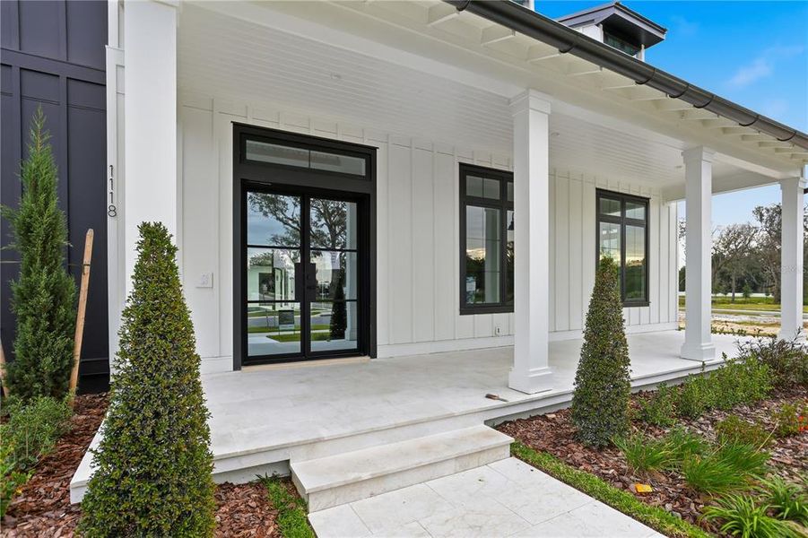 Exterior details and patio area of a home in , Oakland (Image 32). Exterior details and patio area of a home in , Oakland (Image 32).