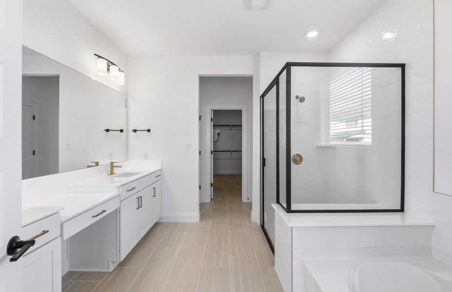 Furnished interior view inside a new home in Santa Rita Ranch, Liberty Hill (Image 7).