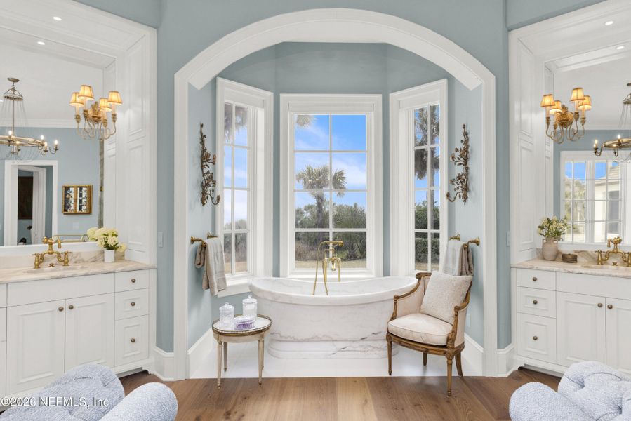 Furnished interior view inside a new home in , Ponte Vedra Beach (Image 75).