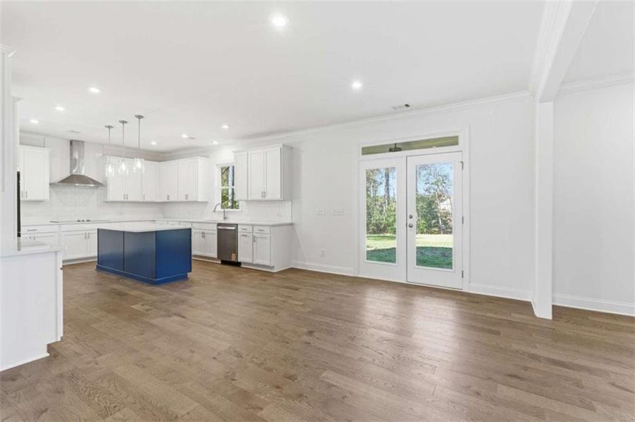 Spacious, unfurnished interior of a new home in The Estates at Hurricane Pointe, Douglasville (Image 14). Spacious, unfurnished interior of a new home in The Estates at Hurricane Pointe, Douglasville (Image 14).
