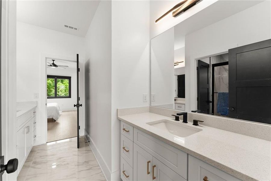 Furnished interior view inside a new home in , Hartwell (Image 6).