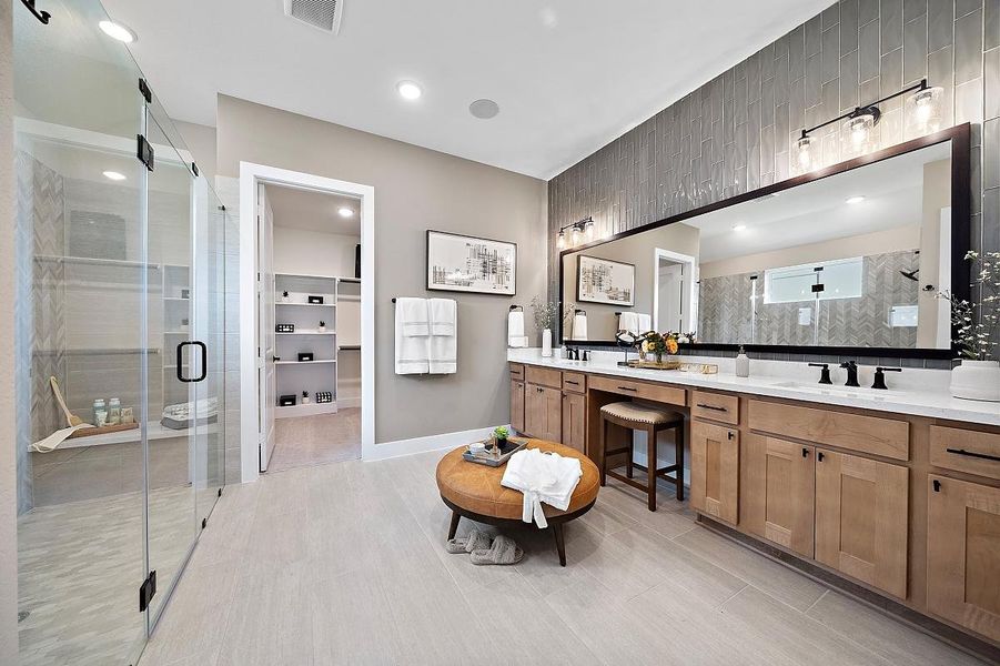 Representative furnished interior of a home built from the Bluebonnet by Caldwell Homes in Chambers Creek, Willis (Image 12). Representative furnished interior of a home built from the Bluebonnet by Caldwell Homes in Chambers Creek, Willis (Image 12).
