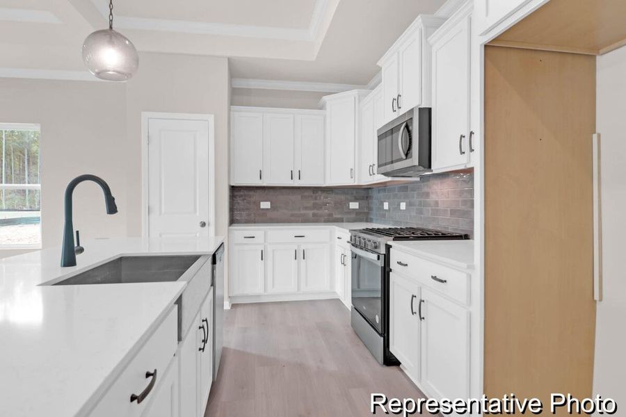 Furnished interior view inside a new home in , Ravenel (Image 4).