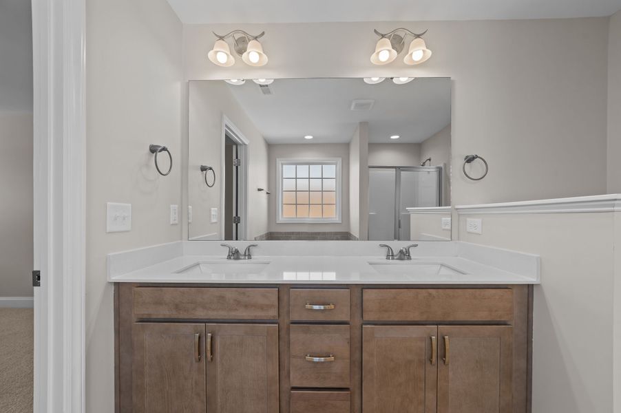 Furnished interior view inside a new home in Arbor Hills South, Greenville (Image 12).