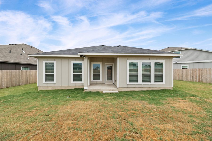 Representative exterior details of a home built from the Caden by Omega Builders in North Point, Temple (Image 3).
