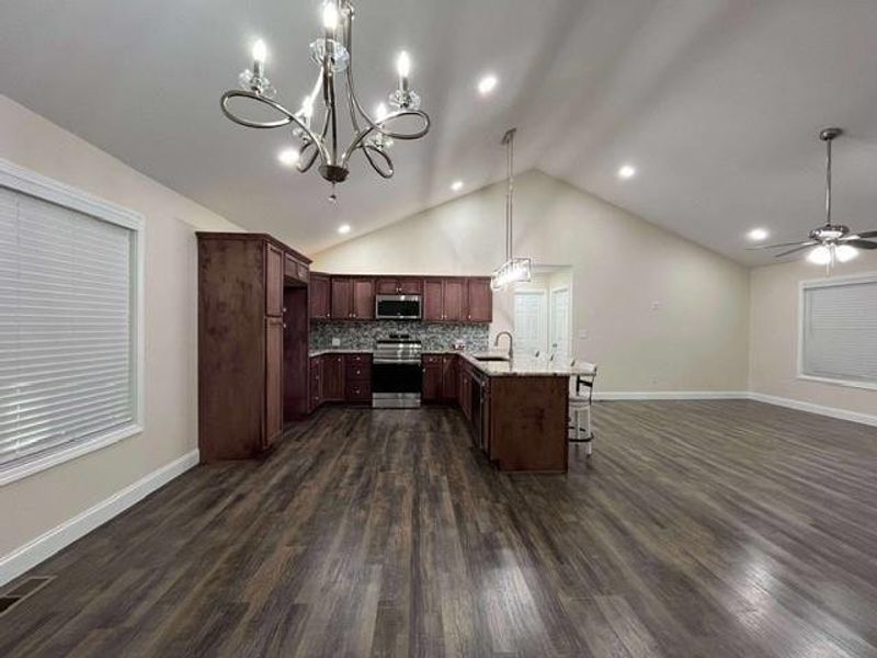 Furnished interior view inside a new home in , Lavonia (Image 3).