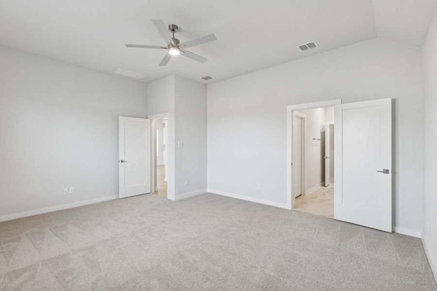 Primary Suite in the Stanley II home plan by Trophy Signature Homes – REPRESENTATIVE PHOTO Primary Suite in the Stanley II home plan by Trophy Signature Homes – REPRESENTATIVE PHOTO