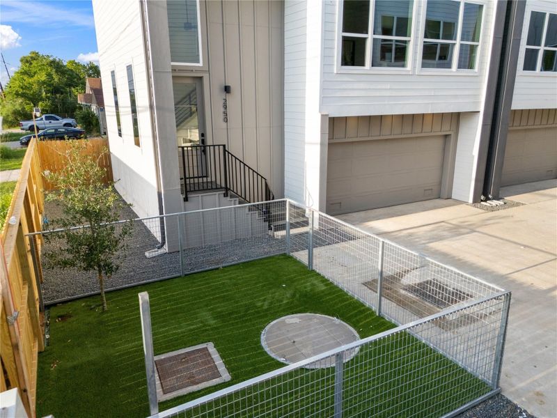 Exterior details and patio area of a home in , Houston (Image 3). Exterior details and patio area of a home in , Houston (Image 3).