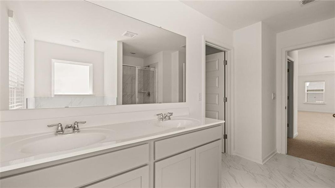 Furnished interior view inside a new home in Bridle Creek, Locust Grove (Image 15).