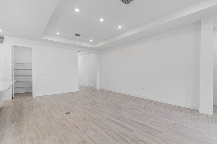 Representative unfurnished interior of a home built from the Azzurro by Taylor Morrison in Esplanade at Center Lake Ranch, St. Cloud (Image 26).