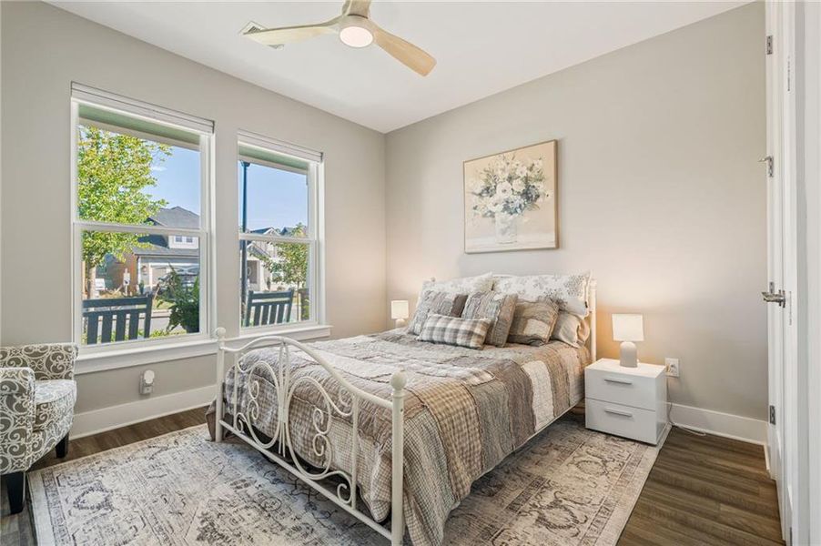 Furnished interior view inside a new home in Crescent Pointe at Great Sky, Canton (Image 36).