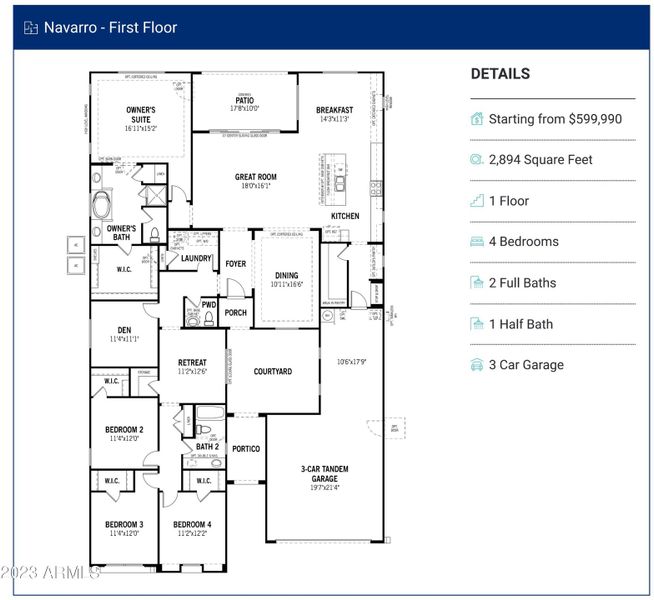 Navarro Floorplan