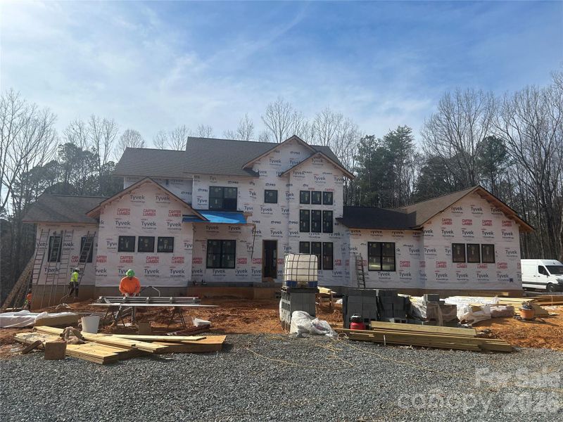 In-progress construction of a new home in , Charlotte, NC (Image 8).