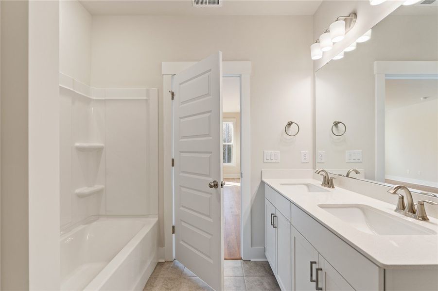 Furnished interior view inside a new home in South Park, Piedmont (Image 13). Furnished interior view inside a new home in South Park, Piedmont (Image 13).