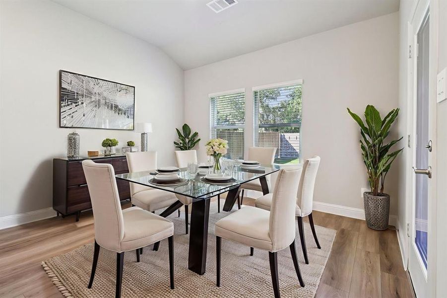Furnished interior view inside a new home in Windmore, Princeton (Image 5). Furnished interior view inside a new home in Windmore, Princeton (Image 5).