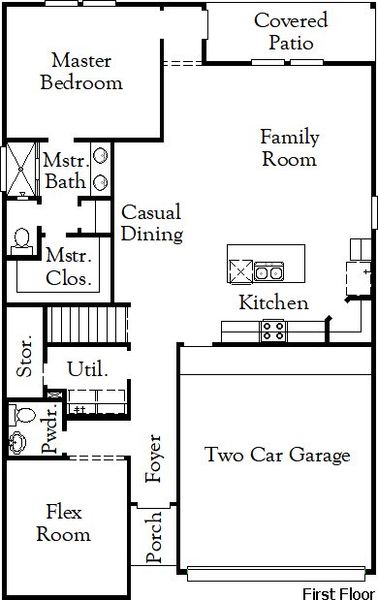 2D floor plan layout for the Llana by Coventry Homes in Arabella on the Prairie 45', Richmond, TX (Image 3). 2D floor plan layout for the Llana by Coventry Homes in Arabella on the Prairie 45', Richmond, TX (Image 3).