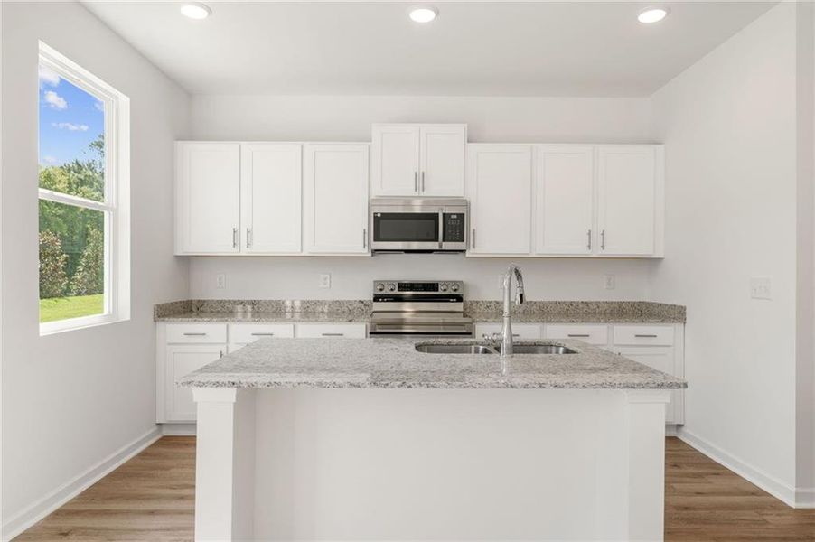 Furnished interior view inside a new home in Oakhill Estates, Adairsville (Image 6).