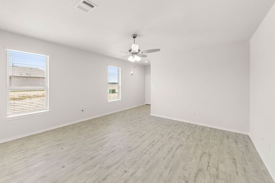 Front exterior of a new home in Northspur, Terrell, TX, highlighting curb appeal (Image 7). Front exterior of a new home in Northspur, Terrell, TX, highlighting curb appeal (Image 7).