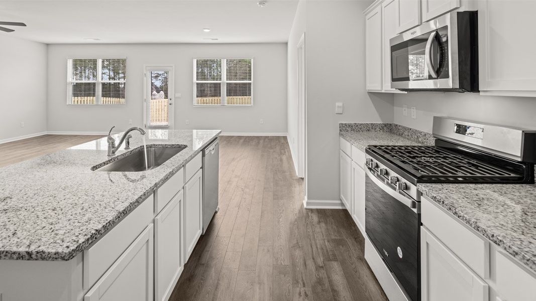 Furnished interior view inside a new home in The Abbey at Trolley Run Station, Aiken (Image 7).