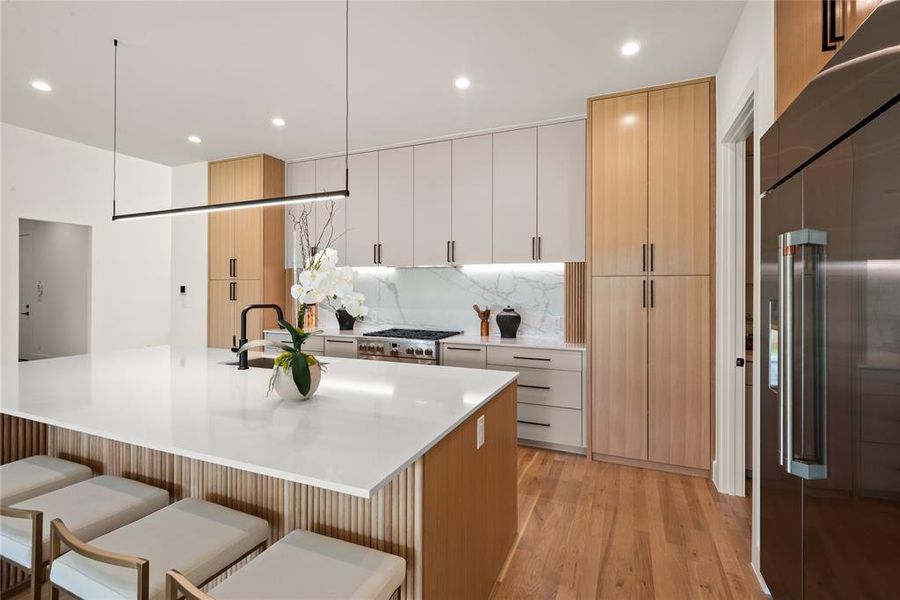 Furnished interior view inside a new home in , Dallas (Image 36).