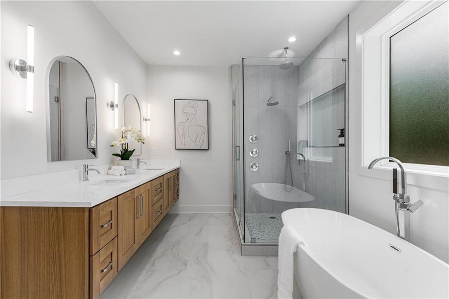 Furnished interior view inside a new home in , Smyrna (Image 10).