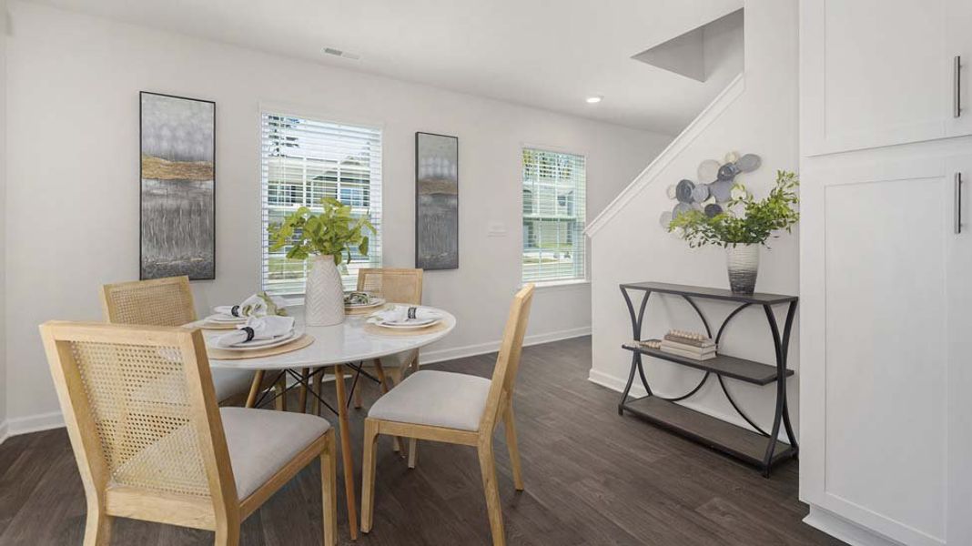 Representative furnished interior of a home built from the Clement by D.R. Horton in Lakeshore at Windstone, Mooresville (Image 9). Representative furnished interior of a home built from the Clement by D.R. Horton in Lakeshore at Windstone, Mooresville (Image 9).