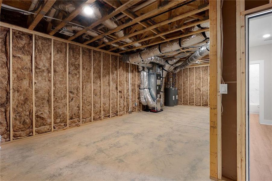 In-progress construction of a new home in , Ball Ground, GA (Image 45).