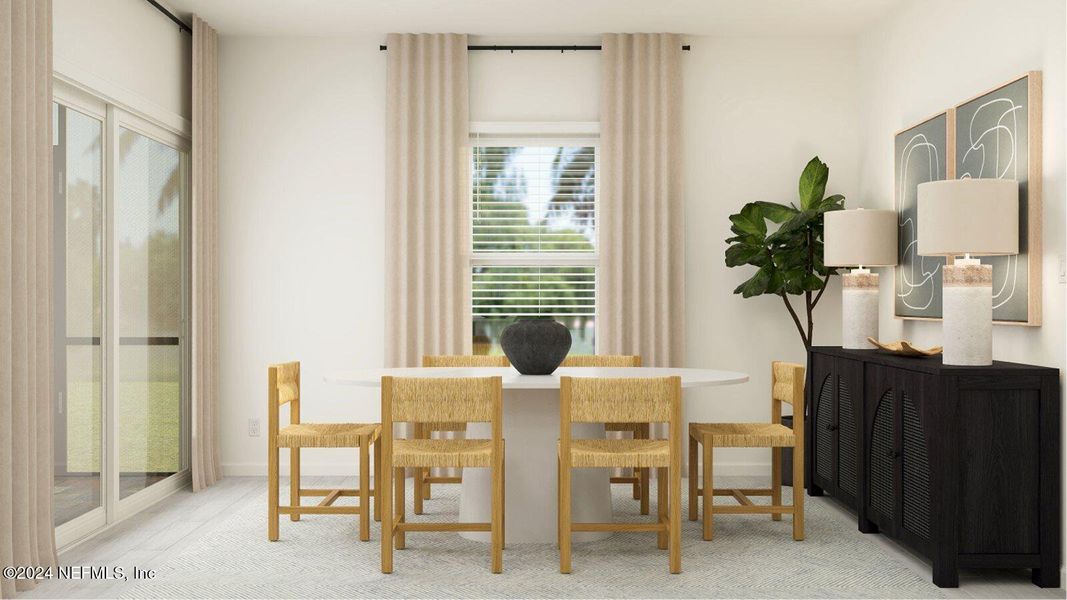 Furnished interior view inside a new home in Granary Park, Green Cove Springs (Image 12).