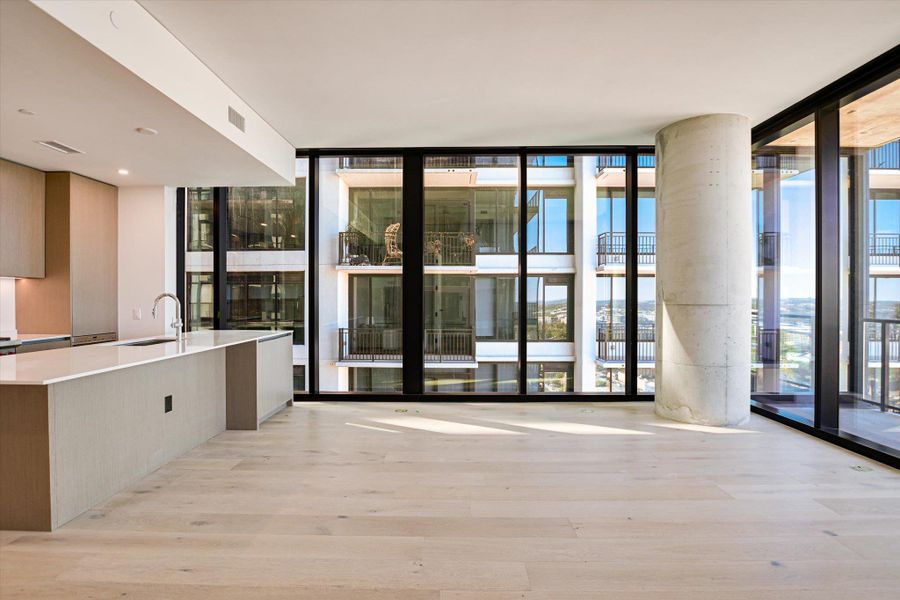 Furnished interior view inside a new home in , Austin (Image 10).