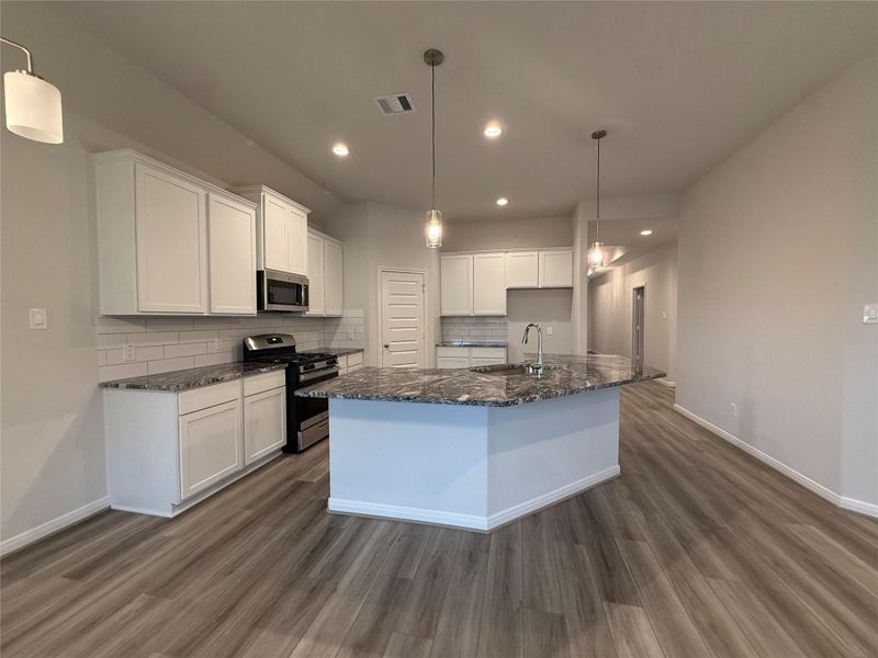 Furnished interior view inside a new home in Lexington Heights 50', Willis (Image 4). Furnished interior view inside a new home in Lexington Heights 50', Willis (Image 4).