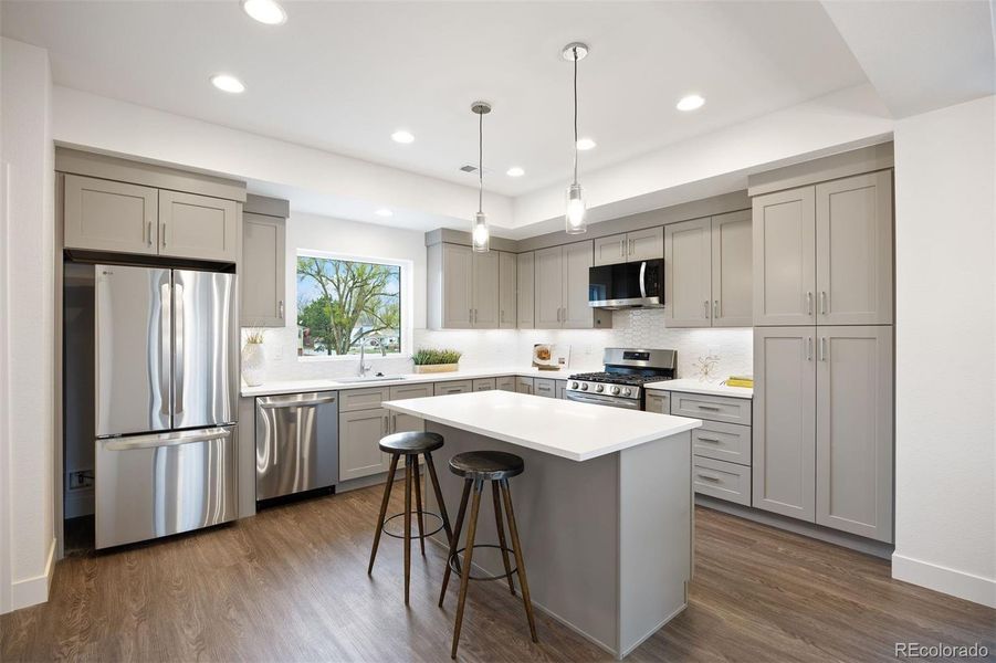 Furnished interior view inside a new home in , Arvada (Image 9).