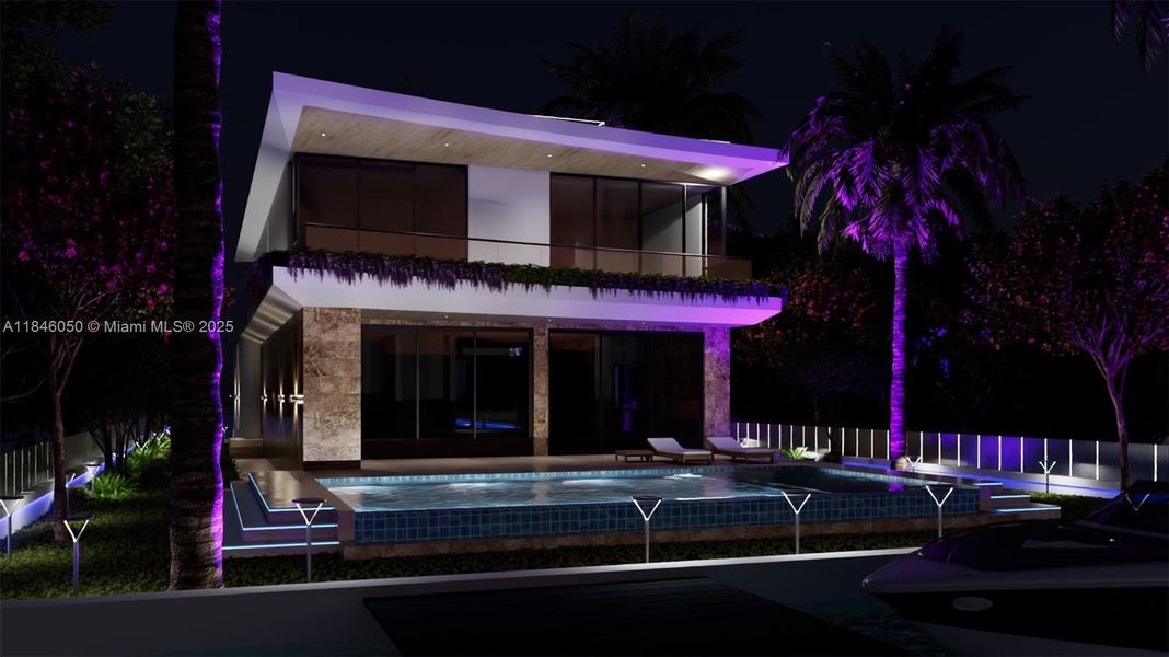 Front exterior of a new home in , Miami Beach, FL, highlighting curb appeal (Image 6).