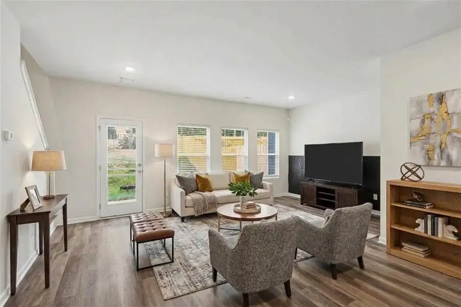 Furnished interior view inside a new home in , Atlanta (Image 5).