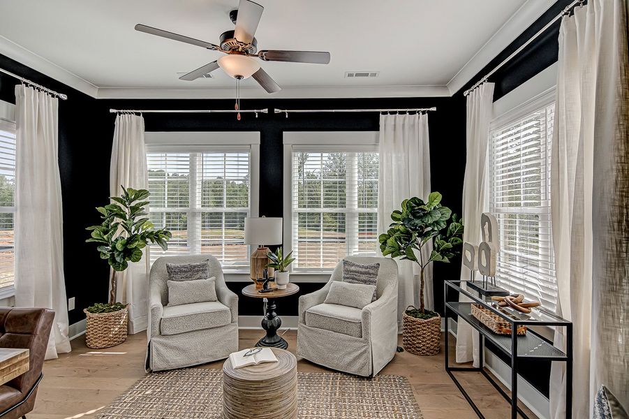 Representative furnished interior of a home built from the Jacob - Vanguard Collection by Mungo Homes in Fieldstone, Lexington (Image 10).