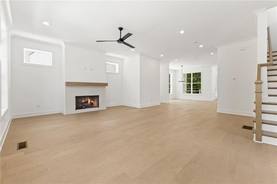 Spacious, unfurnished interior of a new home in Parkside Roswell, Roswell (Image 26). Spacious, unfurnished interior of a new home in Parkside Roswell, Roswell (Image 26).