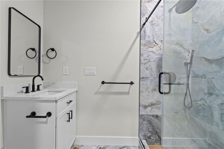 Furnished interior view inside a new home in , Marietta (Image 42).