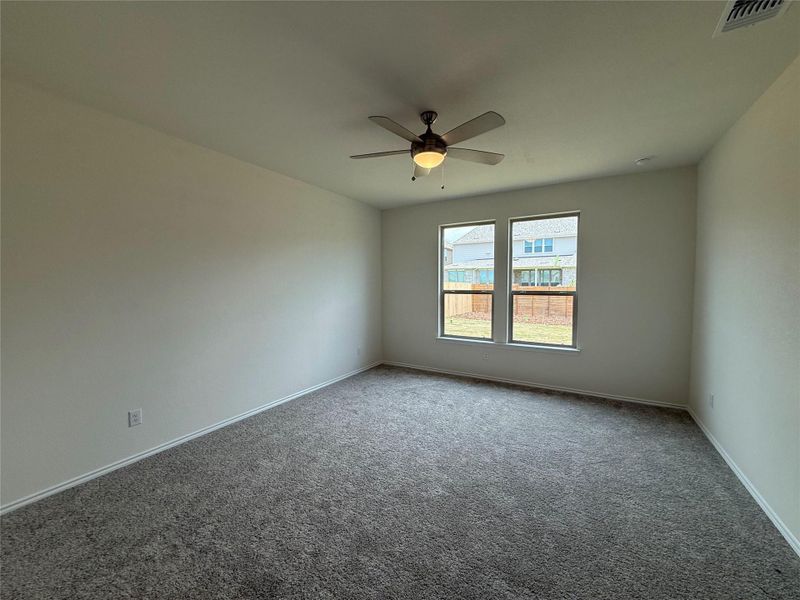 Spacious, unfurnished interior of a new home in River Bluff, Leander (Image 26). Spacious, unfurnished interior of a new home in River Bluff, Leander (Image 26).