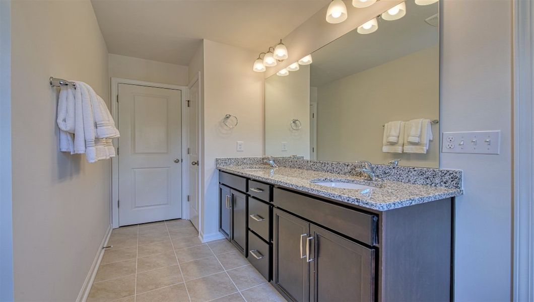 Furnished interior view inside a new home in Townes at Tap Root Farms, Fletcher (Image 15). Furnished interior view inside a new home in Townes at Tap Root Farms, Fletcher (Image 15).