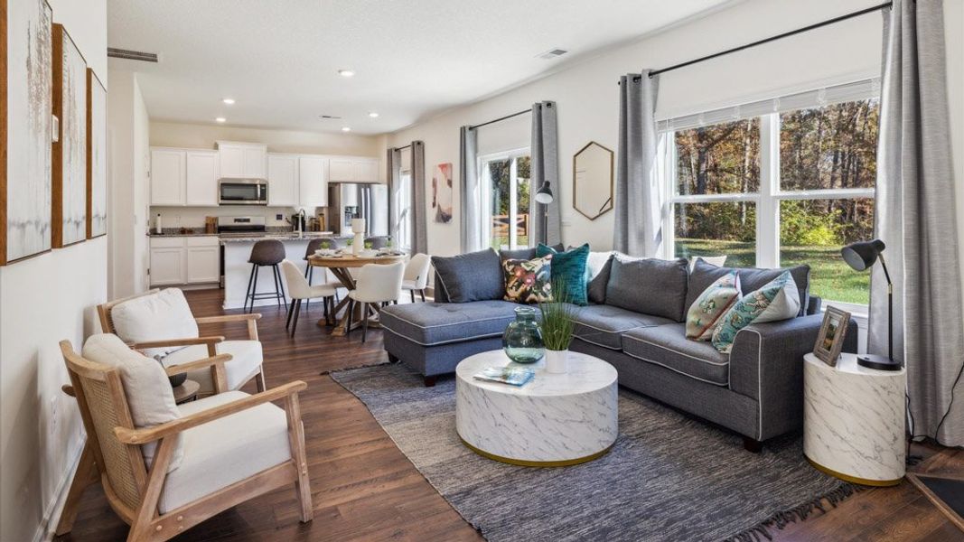 Furnished interior view inside a new home in Best Farms, Maryville (Image 10).