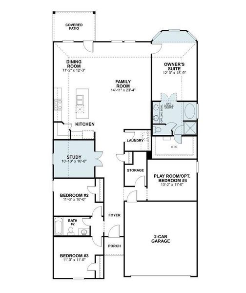 2D floor plan layout of this home in Lago Mar, Santa Fe, TX (Image 5). 2D floor plan layout of this home in Lago Mar, Santa Fe, TX (Image 5).