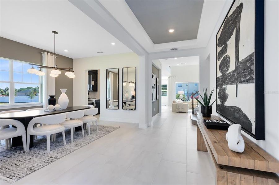 Furnished interior view inside a new home in Winter Grove, Winter Garden (Image 5).