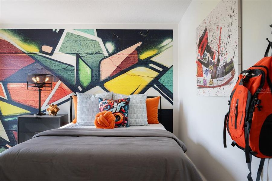 virtually staged/model home