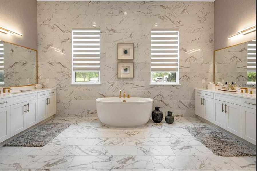 Furnished interior view inside a new home in , Montverde (Image 19).