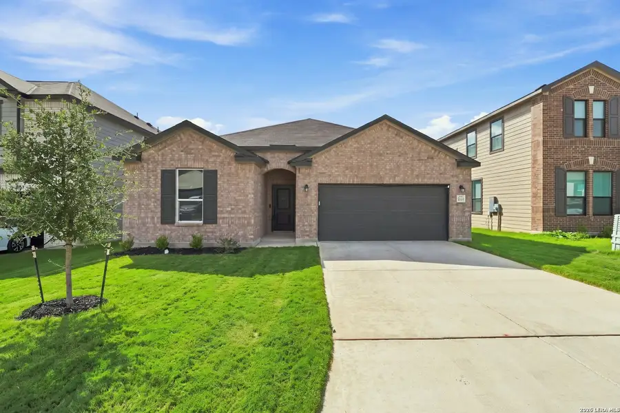 Front exterior of a new home in , San Antonio, TX, highlighting curb appeal (Image 23).