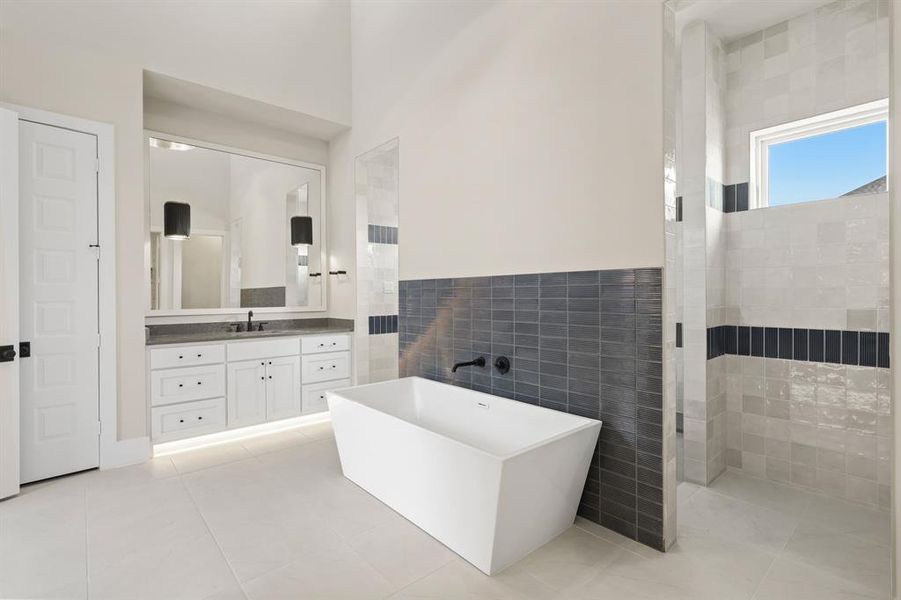 Furnished interior view inside a new home in Dean Farms, Lucas (Image 10).
