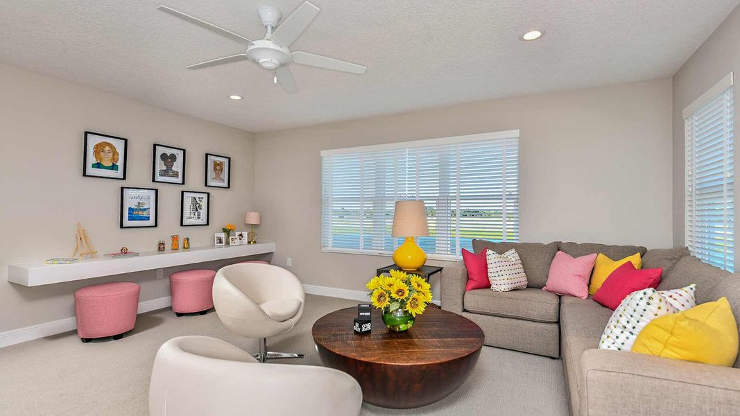 Furnished interior view inside a new home in Windward Real Estate and Homes for Sale in Sarasota, FL - Neal Communities, Lakewood Ranch (Image 15).