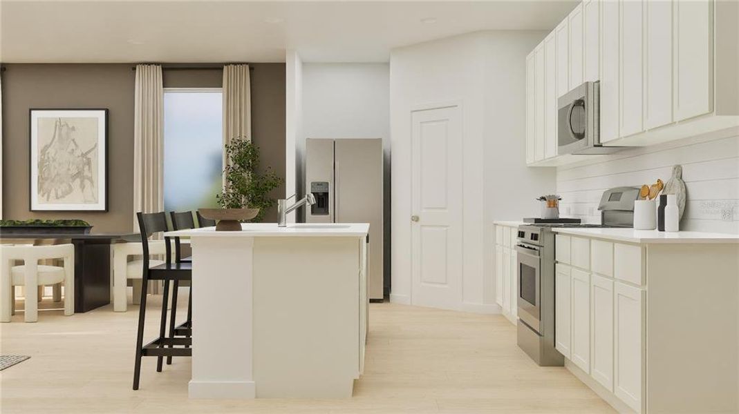 Furnished interior view inside a new home in Groves at Grenelefe: Classic Collection, Haines City (Image 12).