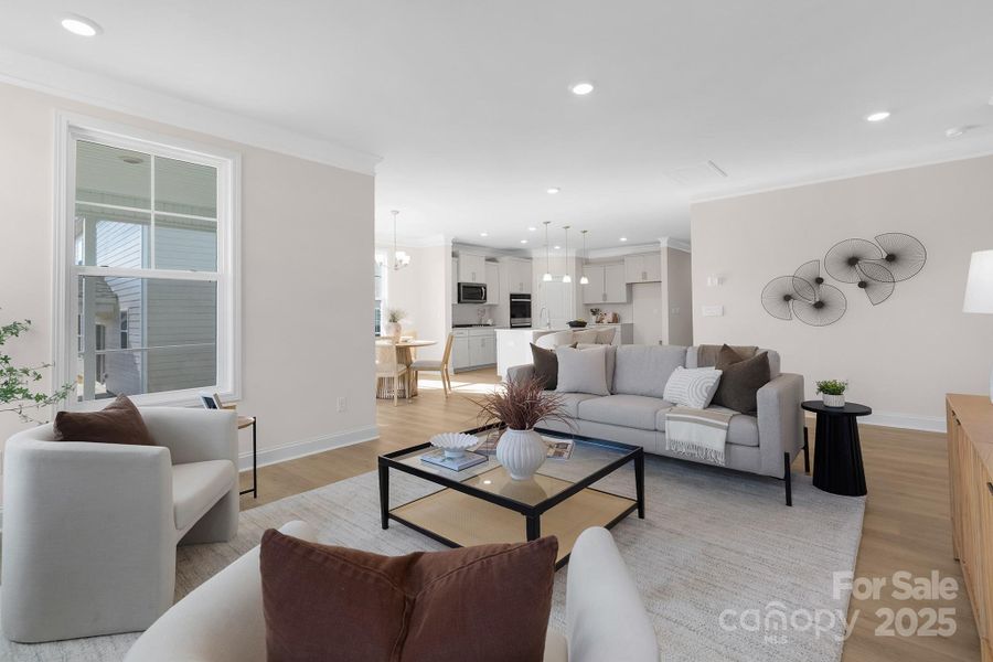 Furnished interior view inside a new home in Sylvan Creek, Denver (Image 12).